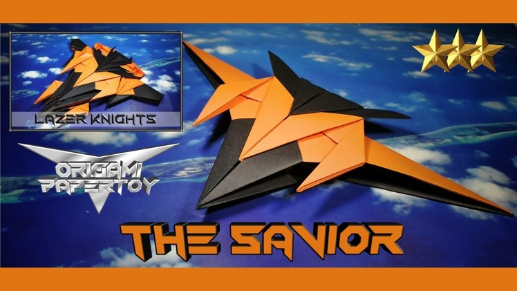 Origami Plane Papertoy - THE SAVIOR (The Five - part 1) - deyeight collection 2019