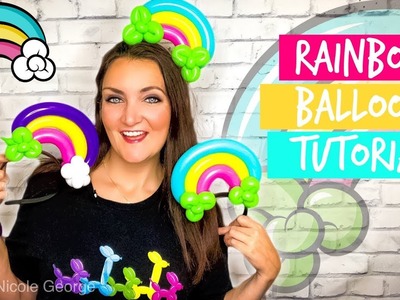 Rainbow Balloon Twisting Tutorial - Learn to make Balloon Animals!
