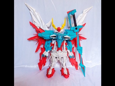 Robot Kertas GUNDAM GUNFLA - Review || Origami