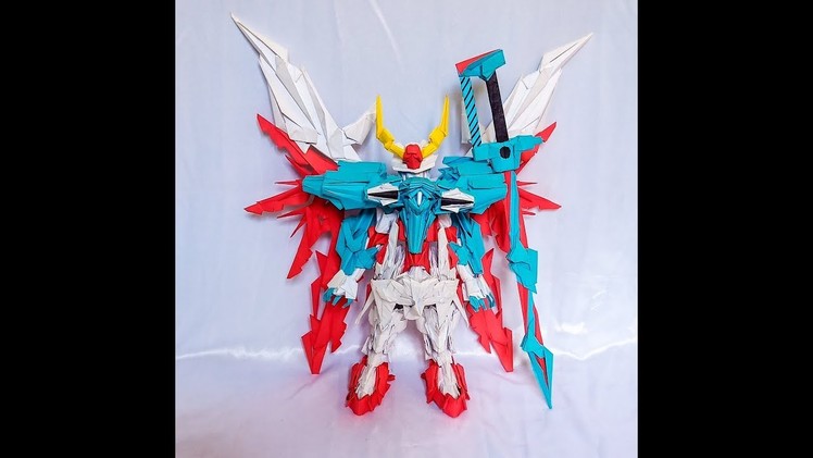 Robot Kertas GUNDAM GUNFLA - Review || Origami