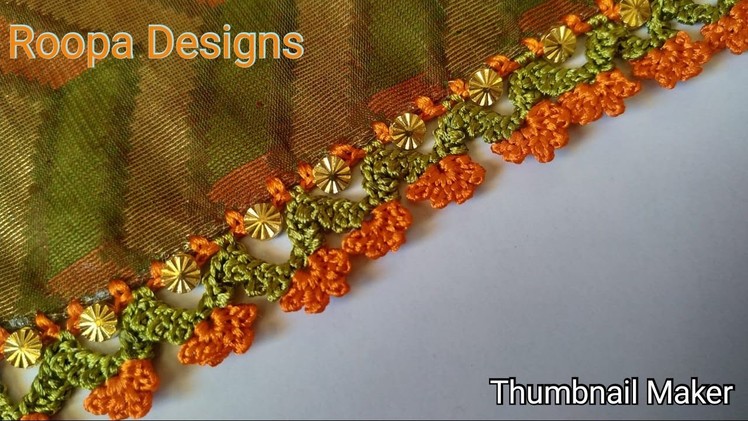 Saree kuchu Flowers Design.????
Crochet Design :)