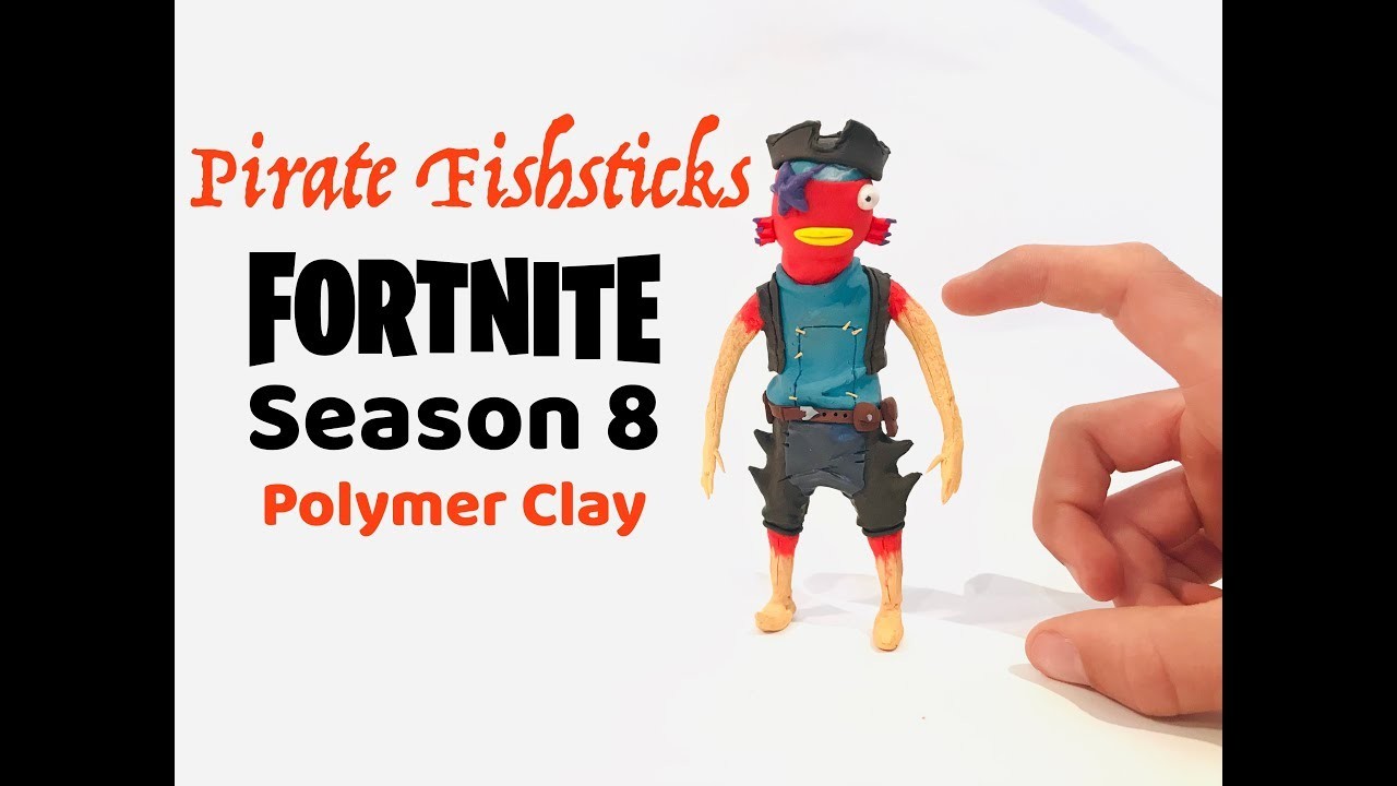 Polymer Clay Sculpting Pirate Fishstick From Fortnite Season 8 - polymer clay sculpting pirate fishstick from fortnite season 8 polymer clay sculpting pirate
