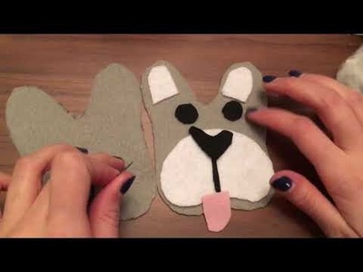 Sewing a Felt Dog