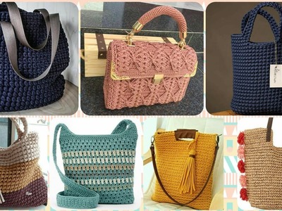 Top Stylish Spring Summer Handmade Crochet Handbags Designs 2019