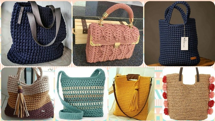 Top Stylish Spring Summer Handmade Crochet Handbags Designs 2019