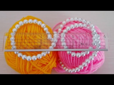 Wow Easy Simple Trick Amazing Idea Flower Design Hand Embroidery - Sewing Hack - DIY Wool Making
