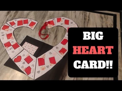BIG HEART CARD | TUTORIAL | HANDMADE 169