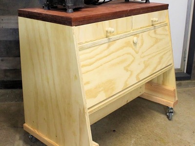 Build a Lathe Stand with Storage | DIY Woodworking