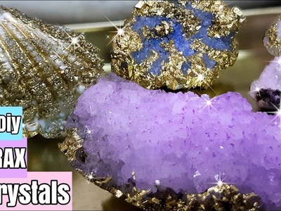 DIY Borax Crystal Seashells And Stones | Borax crystals- Part 3|