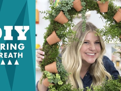DIY Flower Pot Spring Wreath - HGTV Handmade