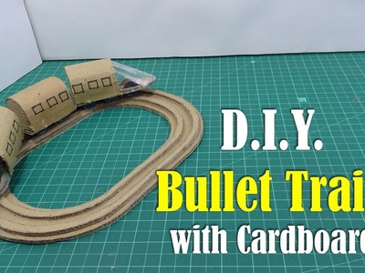 DIY: How to Make Bullet Train with Cardboard