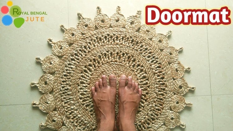 DIY Jute Door Mat Handmade|| Make at home it's easy|| #Jute DIY,Rug