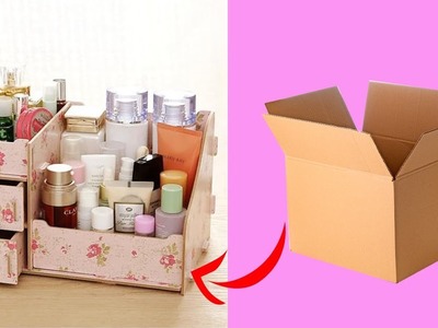 DIY makeup Storage And Organization | Makeup Organizer Ideas