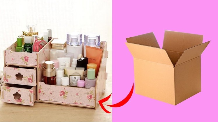 DIY makeup Storage And Organization | Makeup Organizer Ideas