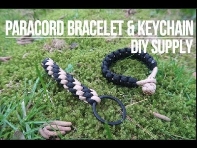 DIY Paracord bracelet and keychain