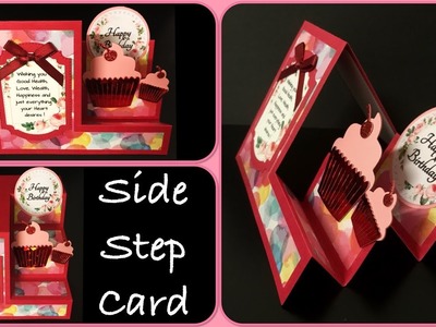DIY SIDE STEP CARD (Happy Birthday)