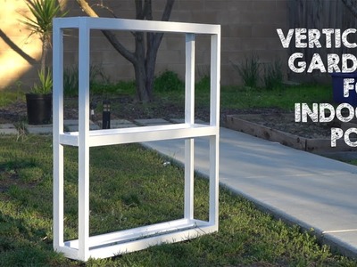 DIY Vertical Garden for Indoor Pots