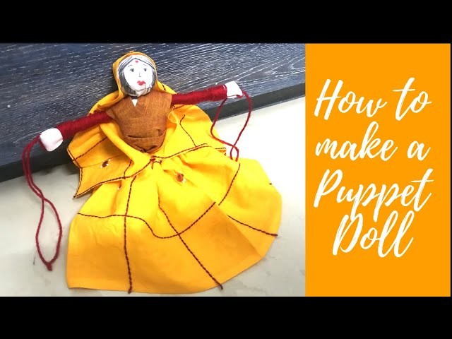 Easy PUPPET DOLL at Home Tutorial (In HINDI)