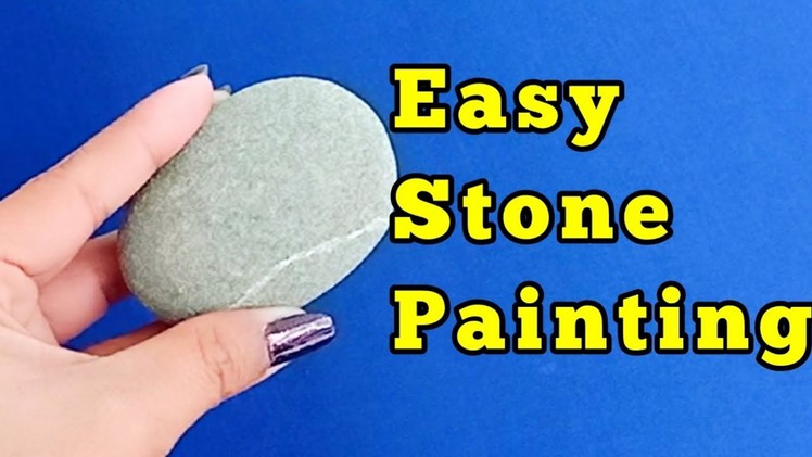 Easy Stone painting ideas.Best out of waste -Shamina's DIY