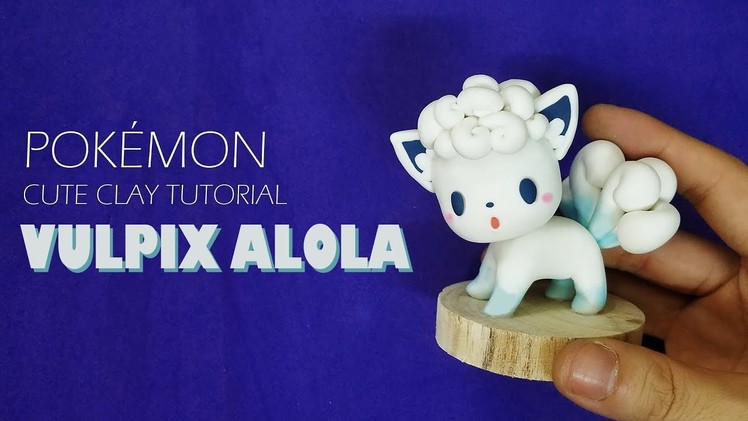 EP 12:HOW TO SCULPT VULPIX ALOLA Pokémon -Clay tutorial|Boo's Handmade (Clay With Boo)|Pokemon clay