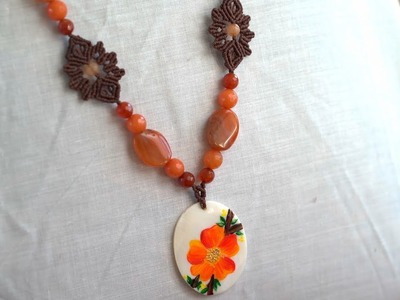 Handmade Macramé Necklace by Le Monde De Coco