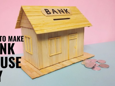 How to Make Bank House from Ice Cream Stick DIY
