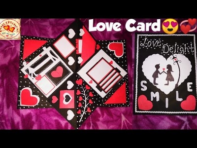 Love Greeting Cards | Love Card Ideas | Love Card for him.her | Handmade Love card |#anvaicreations