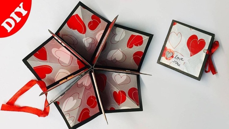 Pentagon Love Greeting Card | Greeting Cards Latest Design Handmade | I Love You Card Ideas 2019
