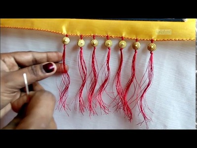 Saree Kuchu.tassel with beads- new design