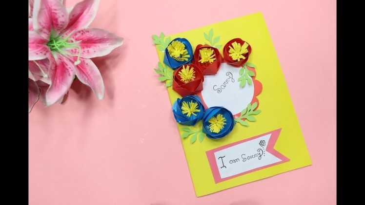 Sorry Greeting Card Idea | DIY Sorry Card | How to Make Beautiful Handmade Sorry Card | For GF.BF