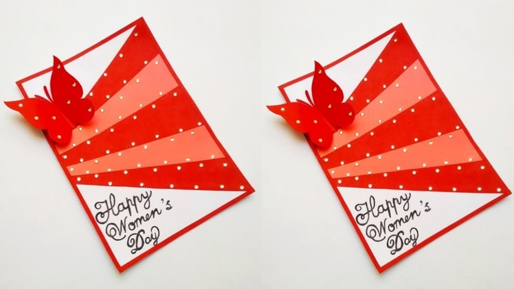Women's Day Card ideas | Women's Day Greeting Card | Handmade Card Idea