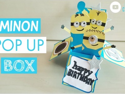 3D Minion Birthday Pop Up Box