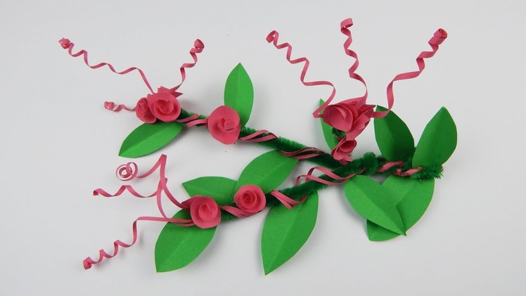 Decoration flower DIY papercraft table decoration Deko Blume