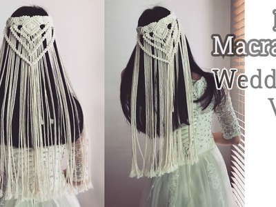 DIY Macrame Wedding Veil. 마크라메 웨딩 베일