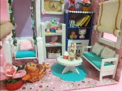 DIY Miniature Dollhouse Room