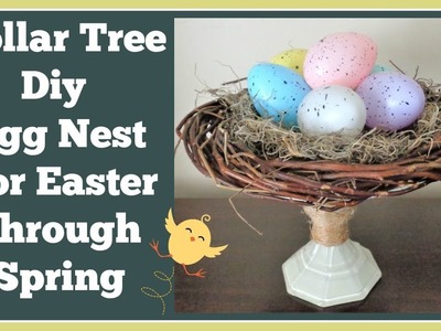 Dollar Tree Diy Egg Nest ???? for Easter Through Spring Super Easy