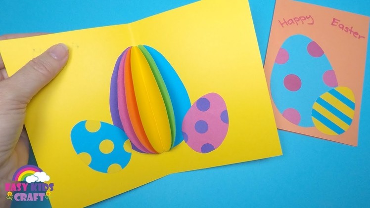 Easter Crafts for Kids | 3D Easter Egg Card