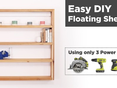 Easy DIY Floating Shelves | Woodworking for Beginners