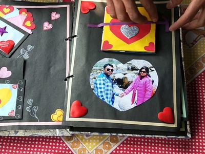 Hand made love Scrapbook making idea