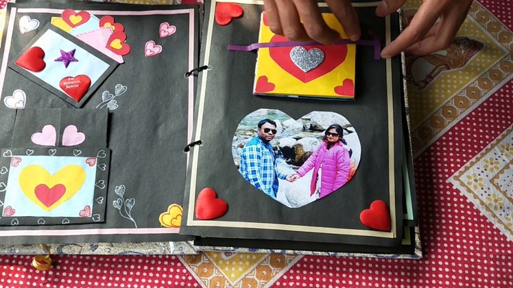 Hand made love Scrapbook making idea