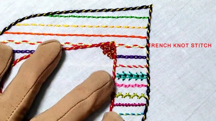 Heart Embroidery stitching tutorial for beginners step by step, how to sew hand embroidery