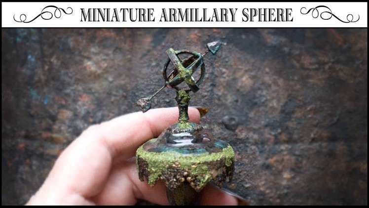 ⚜How to Build a Miniature Armillary Sphere from Paper!⚜