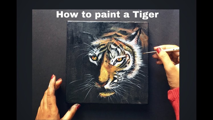 How to Paint a Tiger Step by Step Tutorial Video - Paintastic Arts