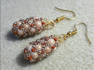 Ohrringe Fabergine earrings Tutorial