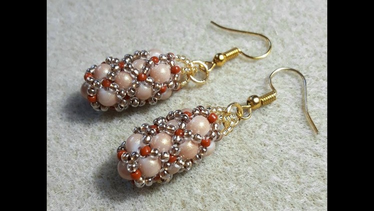 Ohrringe Fabergine earrings Tutorial