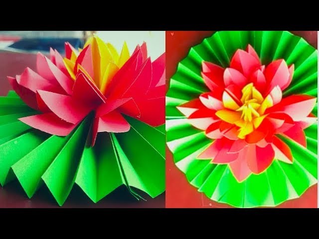 #Paper Quilling | How To Make Beautiful Water Lily With Paper || Make Beautiful Lotus 2019.