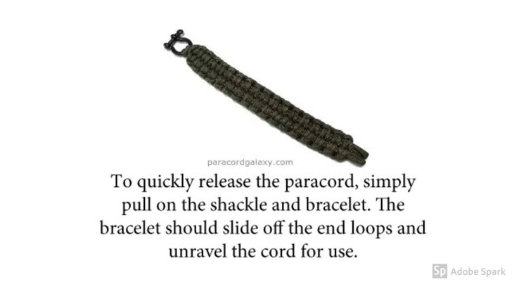 Paracord Double Blaze Bar Tutorial