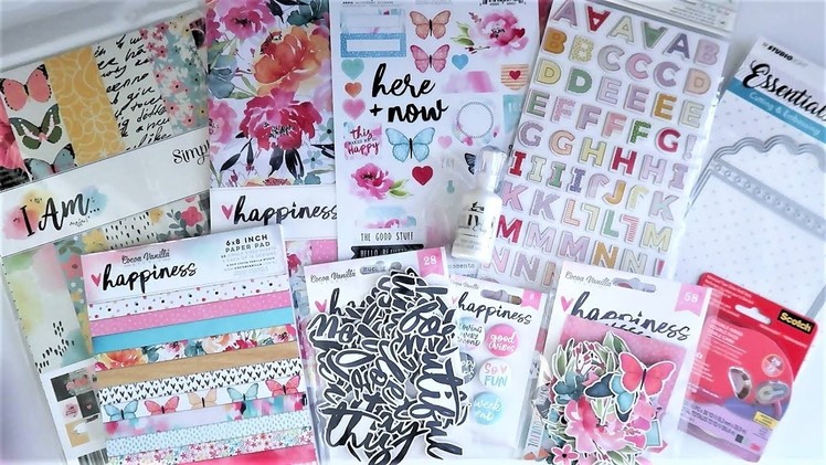 Scrapbooking & Craft Supplies Haul | The Travelers Notebook Online | Mar 2019