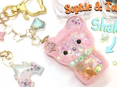 Sophie and Toffee- Animal Parade- Shaker charm- UV resin- Tutorial