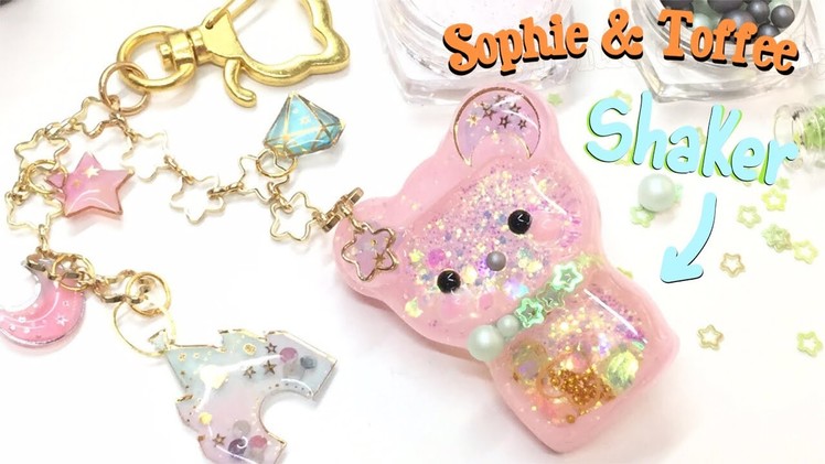 Sophie and Toffee- Animal Parade- Shaker charm- UV resin- Tutorial